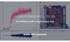 Measure sound with an Acoustic Envelope Detector - Cornflakes bulk compression - Video