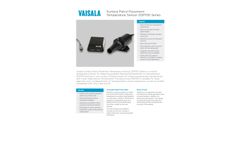 Vaisala - Model DSP100 Series - Surface Patrol Pavement Temperature Sensor - Brochure