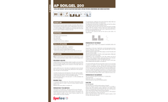 Spetec - Model AP 200 - Ultra Low Viscosity Acrylic Injection Resin Soilgel Brochure