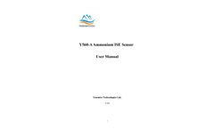 Yosemite - Model NH4 -Y560-A - Ammonium Analyzer Probe - User Manual