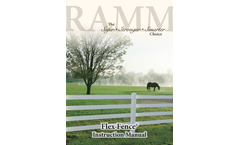 RAMM - Model 525 Plus - Pallet Bundle Flex Fence Manual