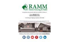 RAMM - Barn Doors - Glass Panel Brochure