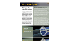 Eastech ACCURON - Model 7750 - Area-Velocity Flowmeter Systems - Brochure