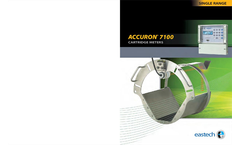 ACCURON 7100 Permanent Single Range Open Channel Cartridge Meters Brochure