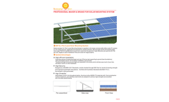 Newsunpower - Model AL - Pile U-post Solar Mounting System Brochure