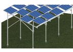 Newsunpower - Model AL - Farmland Solar Mounting System