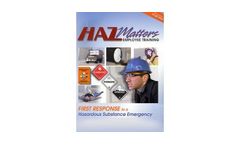HazMatters - First Response to a Hazardous Substance Emergency Video Training Kit