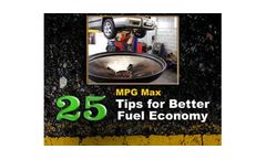 `MPG Max` - 25 Tips for Better Fuel Economy