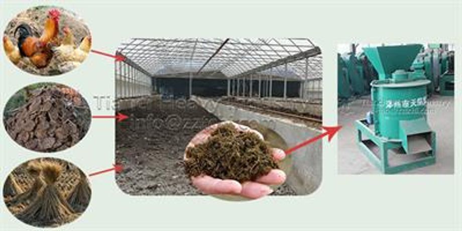 Five advantages of semi wet material organic fertilizer crusher-1