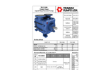 Travaini Pumps - Model TRVX1000 - Single Stage Liquid Ring Vacuum Pump - Brochure