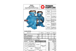 Travaini Pumps - Model TRHE32 - Two-Stage Liquid Ring Vacuum Pump - Cut Sheet