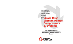 Operating & Maintenance Manual for Liquid Ring Vacuum Pumps, Compressors & Systems