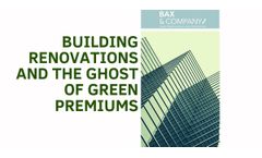 Building renovations and the ghost of green premiums