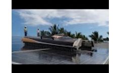 SolarCleano robot cleans solar panels under tropical conditions Video