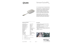 Explora - Model PM2.5 - Particles Temperature and Humidity Sensor Brochure
