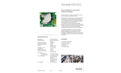Senseair - Model K33 ELG - Low-Power Module Brochure