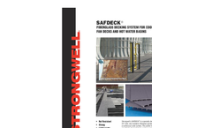 Strongwell SAFDECK - Fiberglass Decking System for Cooling Tower