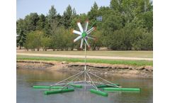 Dagaz Environmental - Model 600 RPD Series - Wind Powered Pond Mills