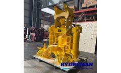 Hydroman - Excavator Mounted Submersible Dredge Pump for Mix Thick Crusts in Agricultural Slurries