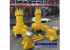 Hydroman - Waste Water Submersible Pumps with Ducking Foot with 2 Vanes Open Impeller