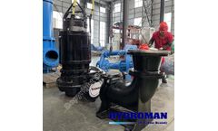 Hydroman® - Submersible Sewage Pump with internal cooling with AUTO coupling device