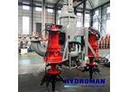 Hydroman -  Heavy duty submersible slurry sludge pump wide side cutters