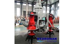 Hydroman -  Heavy duty submersible slurry sludge pump wide side cutters
