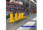 Hydroman® - Submersible recycled concentrates slurry pump for pumping water pulps of sands