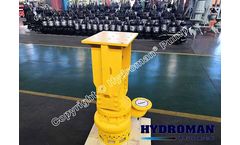 Hydroman™ - submersible dredging slurry sand pump driven by electric motor and hydraulic.