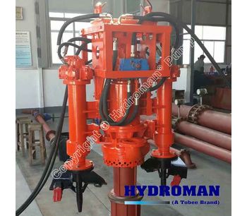 Hydroman™ - submersible gravel pump with hydraulic actuator