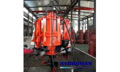 Hydroman™ - Electric Heavy Duty Submersible Dredge Pump with 2 Cutterheads