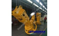 Hydroman® - Fishfarm pond hydraulic dredge submersible slurry pump