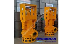 Hydroman® - submersible dredge pump for sand used for excavator on sand mining