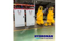 Hydroman® - Submersible Sludge Pumps to Remove Siltation with VFD Control Cabinet