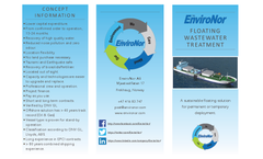 EnviroNor Changemaker - Floating Wastewater Treatment Vessel Brochure