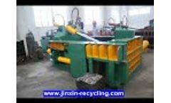 Y81T-160B Light Steel Metal Baler with Air Cooling System//JinXin Baler In South Africa - Video