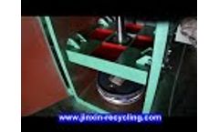 JinXin oil drum baling machines//vertical baler//Paper Baler//China Balers//Recycling Machines - Video