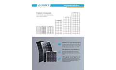 eGo - Model P - Flexible Solar Panel - Brochure