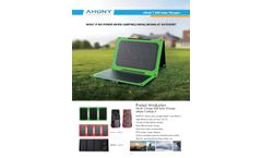USB Solar Charger - Brochure