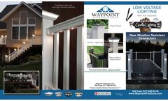 WayPoint - Low Voltage Lighting System - Brochure