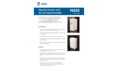 Airel - Model NAIS - Neutral Cluster and Air Ion Spectrometer Brochure
