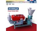 ABC Machinery - Feed roller granulator diesel engine model