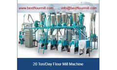 ABC Machinery - Model FLOUR MILL - Corn peeling grits making machine
