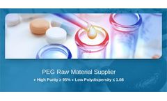 High Quality PEG Raw Materials From Biopharma PEG