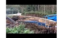 WTP800 × 9510 Wood Log Debarker Wood Peeling Machine - Video