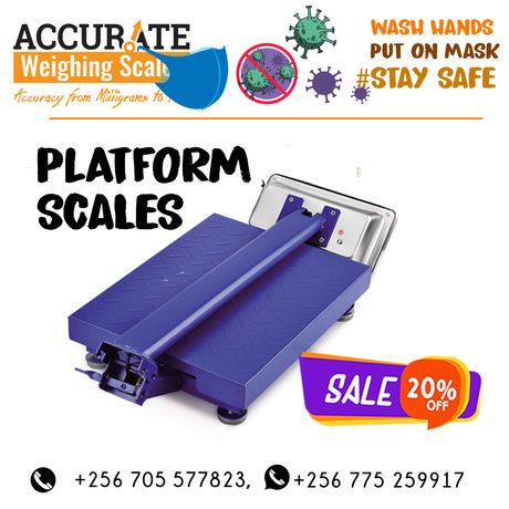 Constant - +256 (0) 705577 823, +256 (0) 775 259 917 Suitable durable light duty platform scales at a reduced-price rate Kyebando