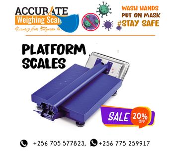 Constant - +256 (0) 705577 823, +256 (0) 775 259 917 Suitable durable light duty platform scales at a reduced-price rate Kyebando