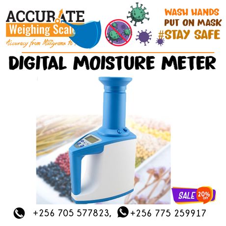 +256 (0) 705577 823, +256 (0) 775 259 917 Improve cereal harvesting in farming by purchasing a moisture meter Kamokya-1