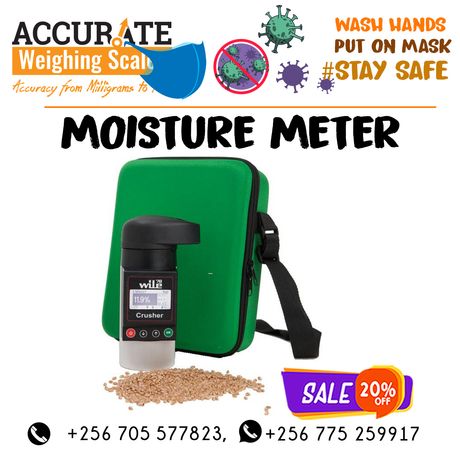 +256 (0) 705577 823, +256 (0) 775 259 917 Acquire easy to handle grains moisture meters during analyzing Luzira-2