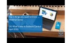 Top 5 things that are new in Business Central wave 1 2020 Video